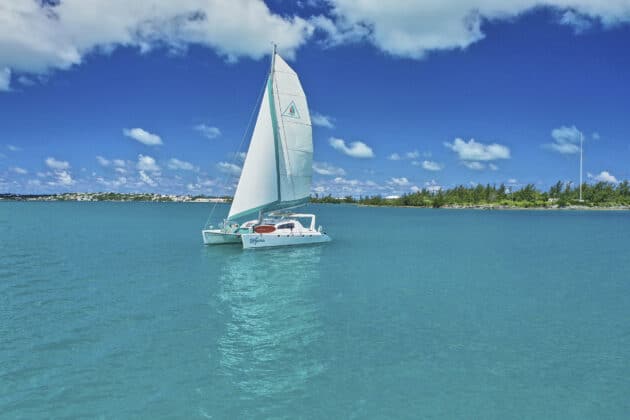 sailboat in the ocean