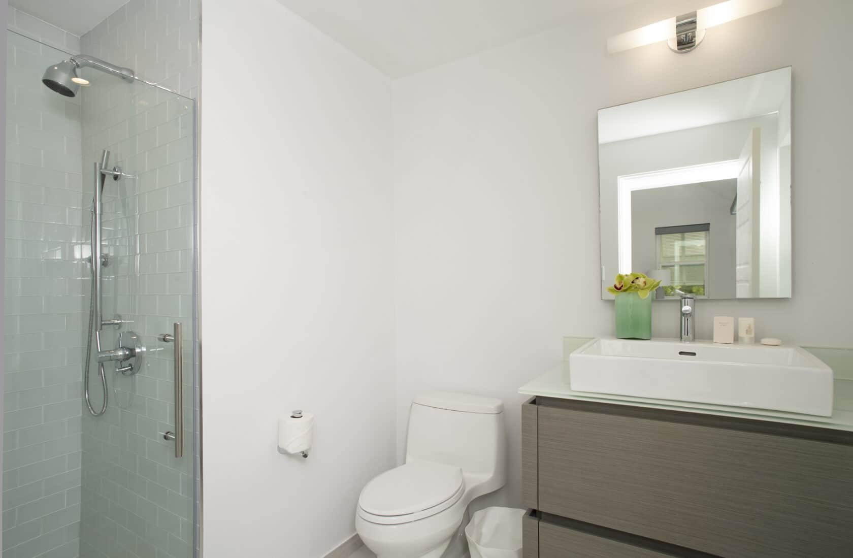 Ocean view bathroom