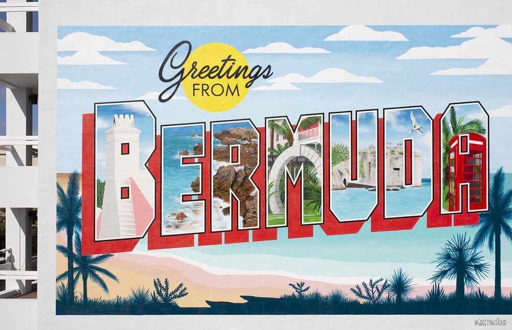 Greeting from Bermuda Mural