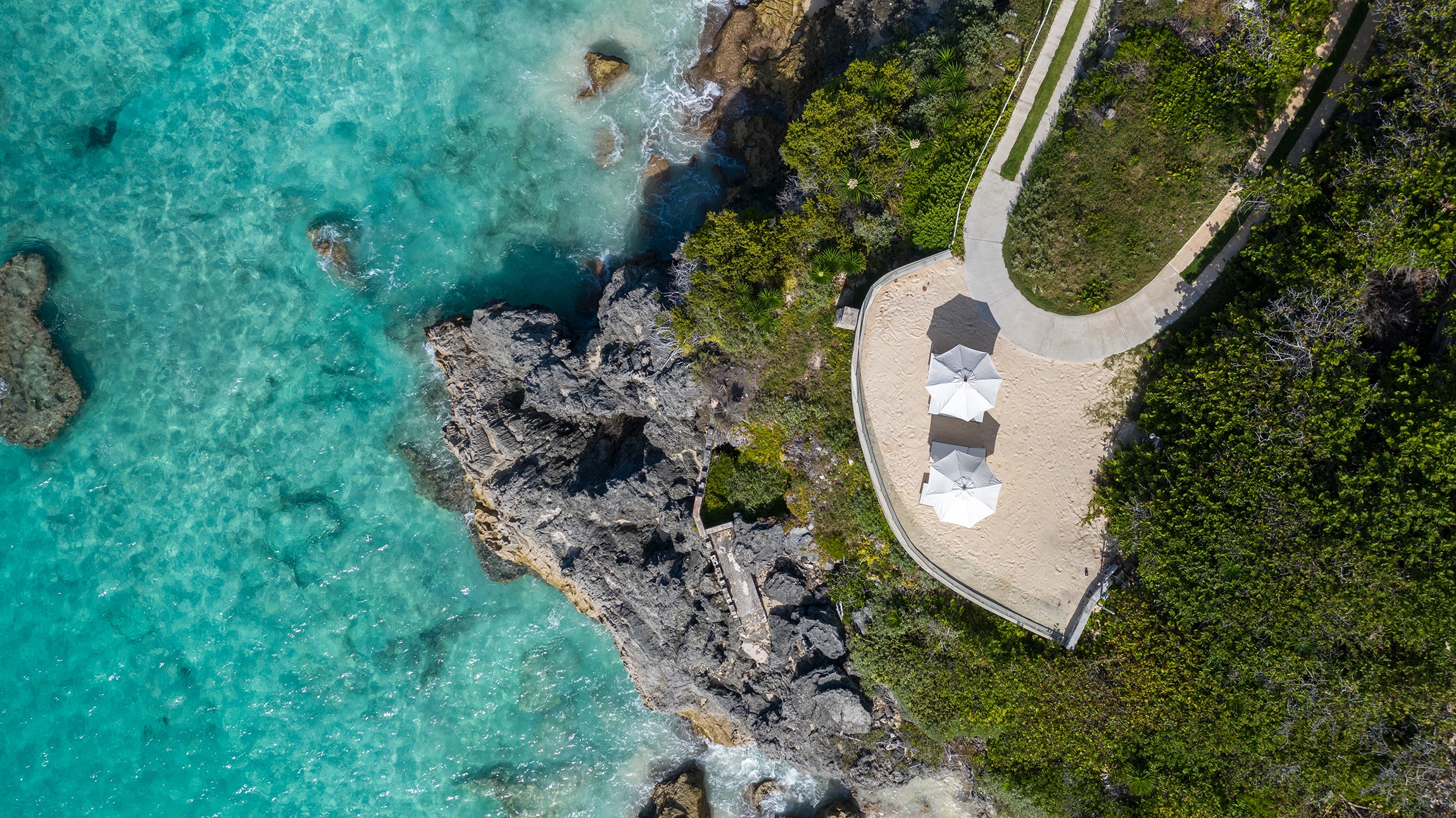 arial view of bermuda