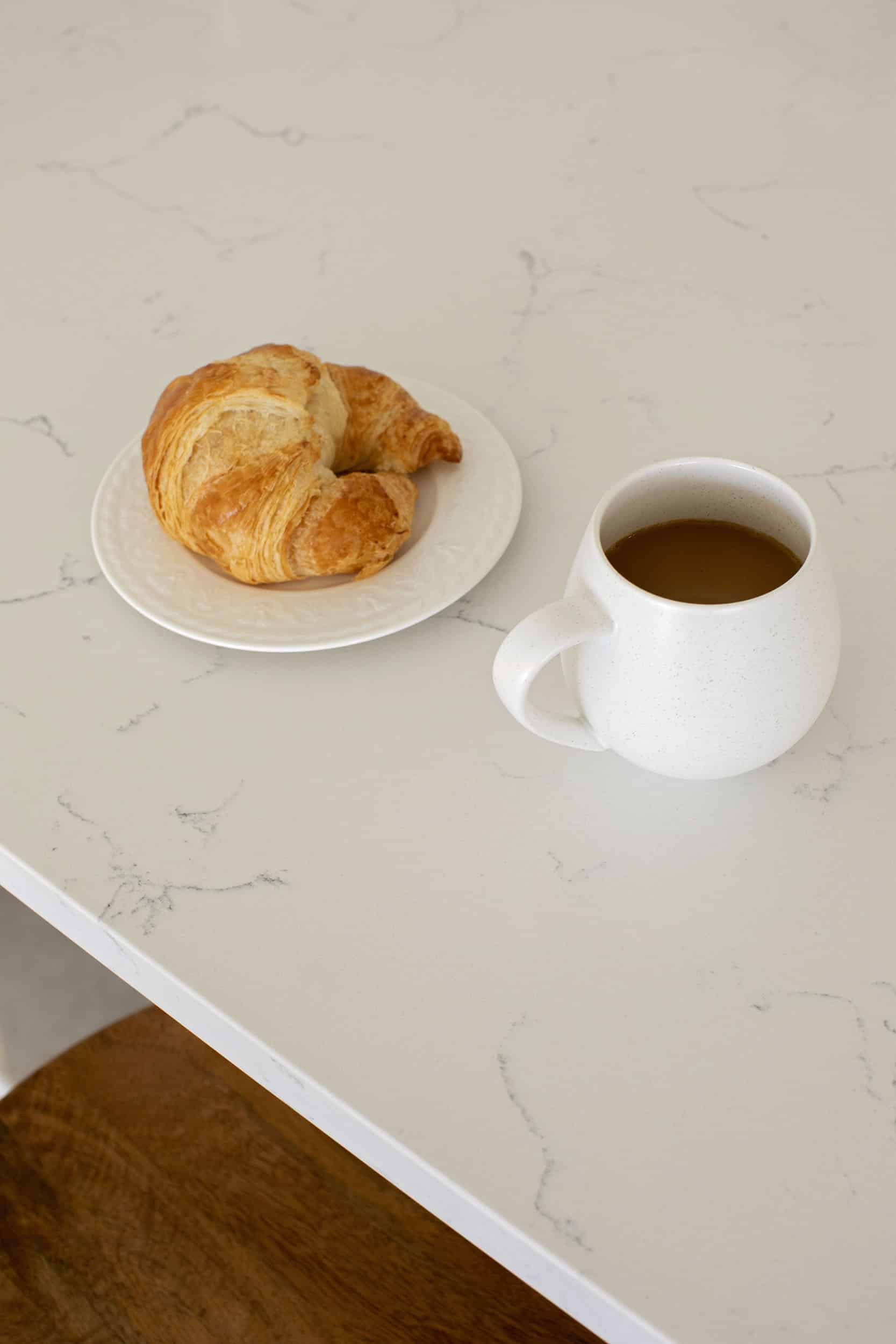coffee and a croissant